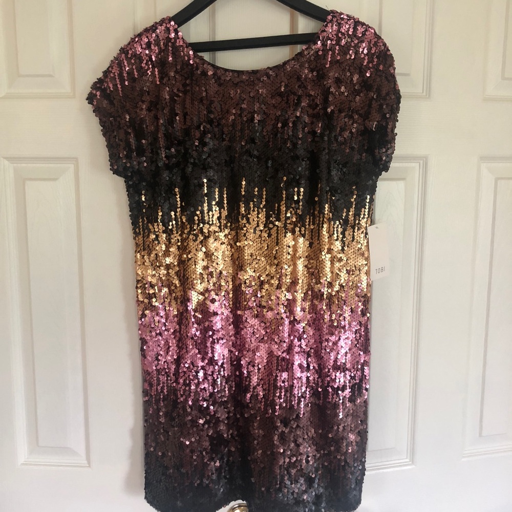 Tobi Sequin Dress